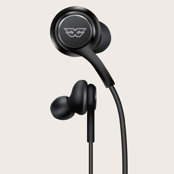 Plain In-ear Headphone, Black