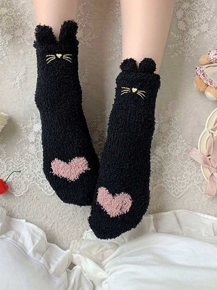 Rozmyte skarpetki w serce