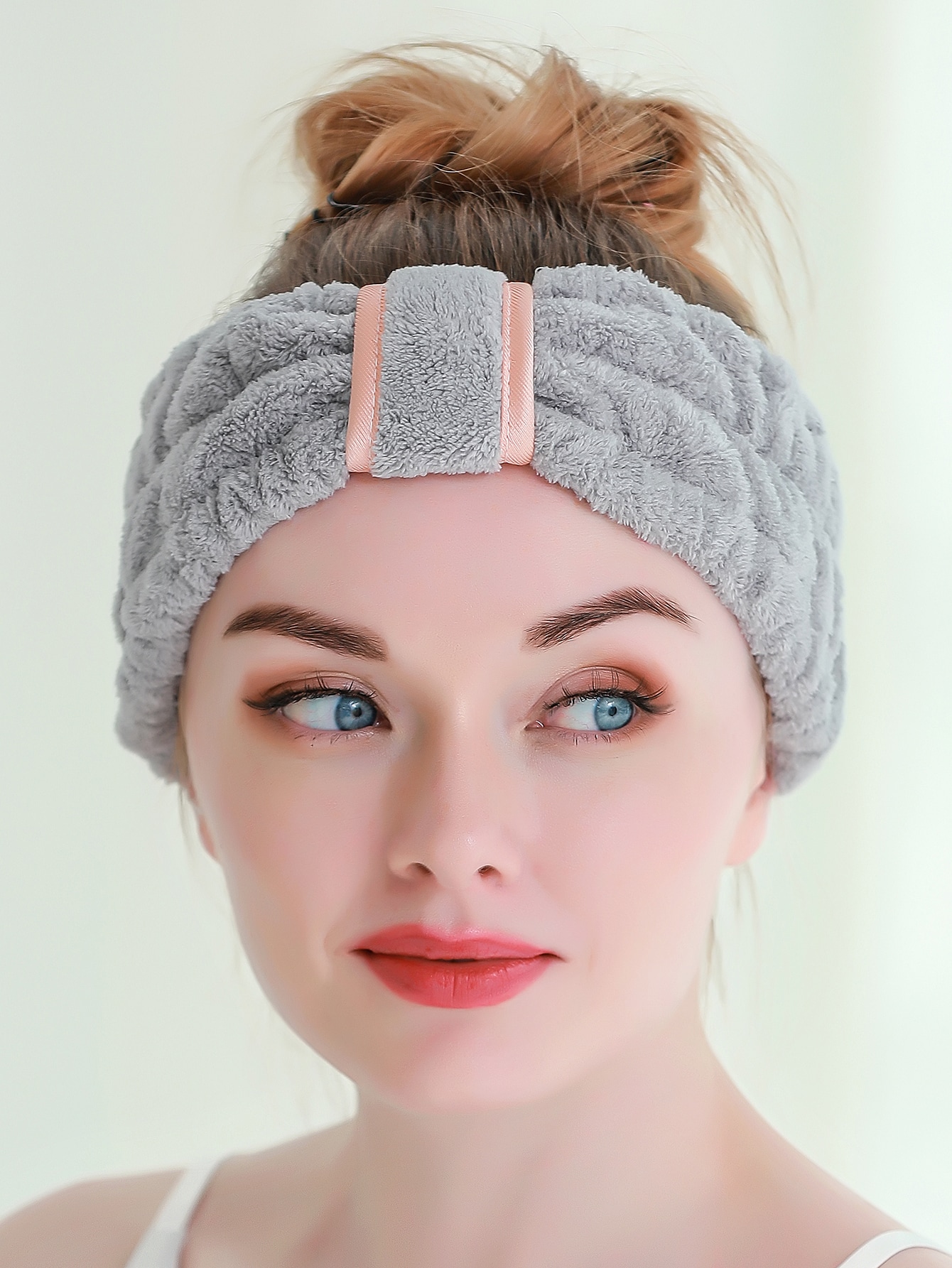 1pc Plain Bath Headband