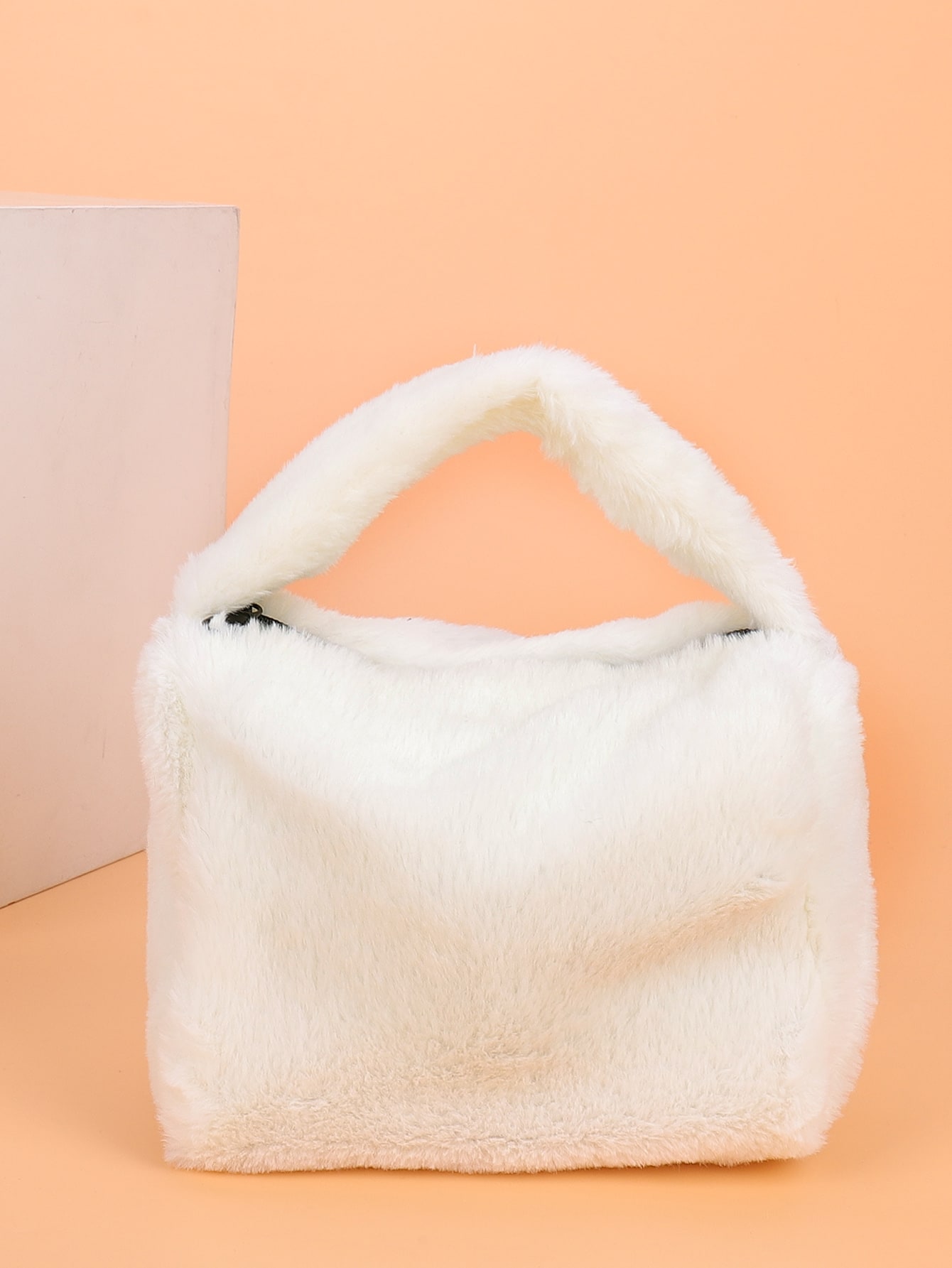 Minimalist Fluffy Satchel Bag