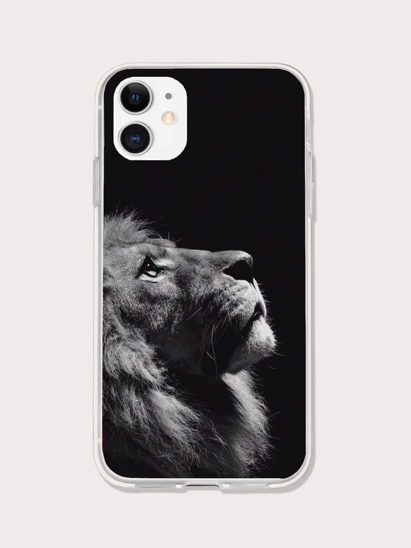 Lion pattern phone case