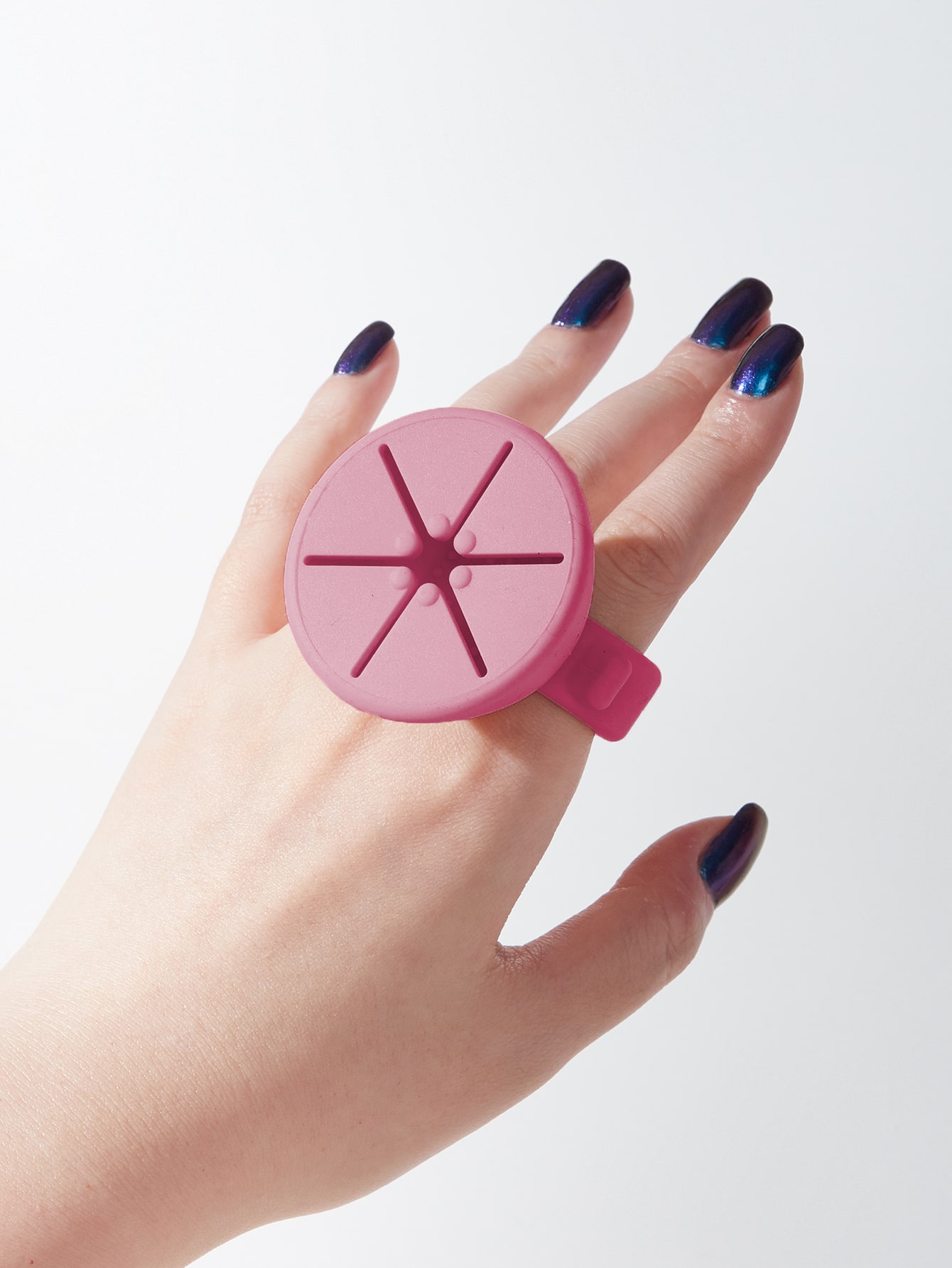 SHEIN 1pc Nail Polish Holder Ring