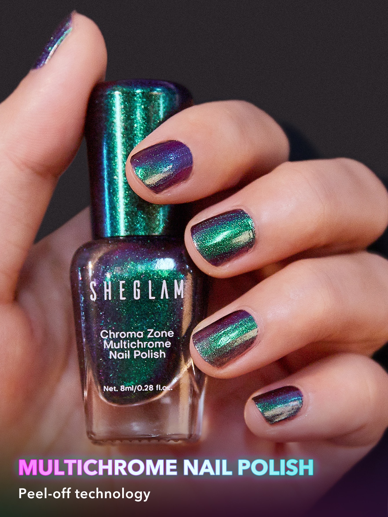 SHEGLAM Chroma Zone Multichrome Nail PolishNEBULA