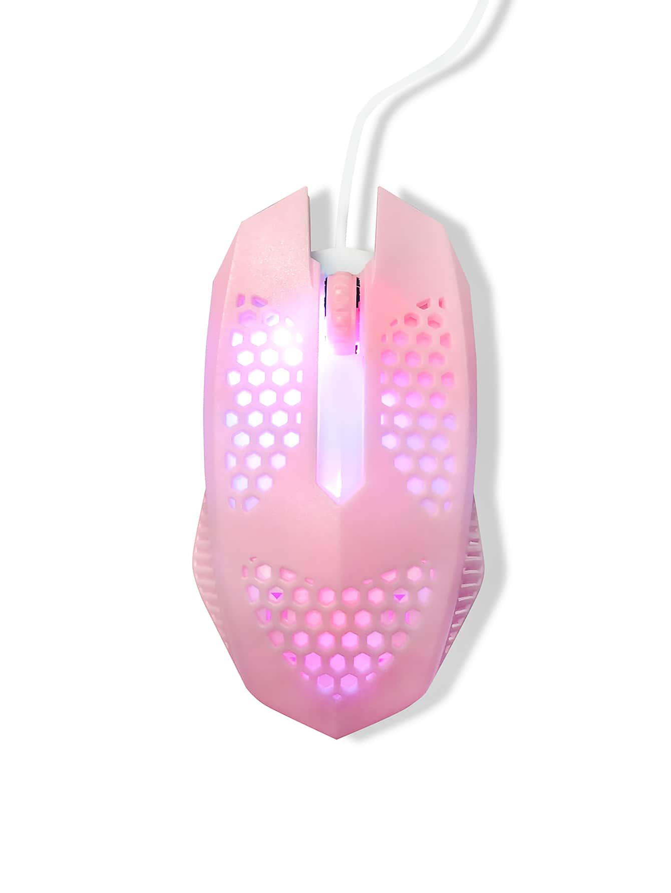 Ажурная светящаяся проводная мышь