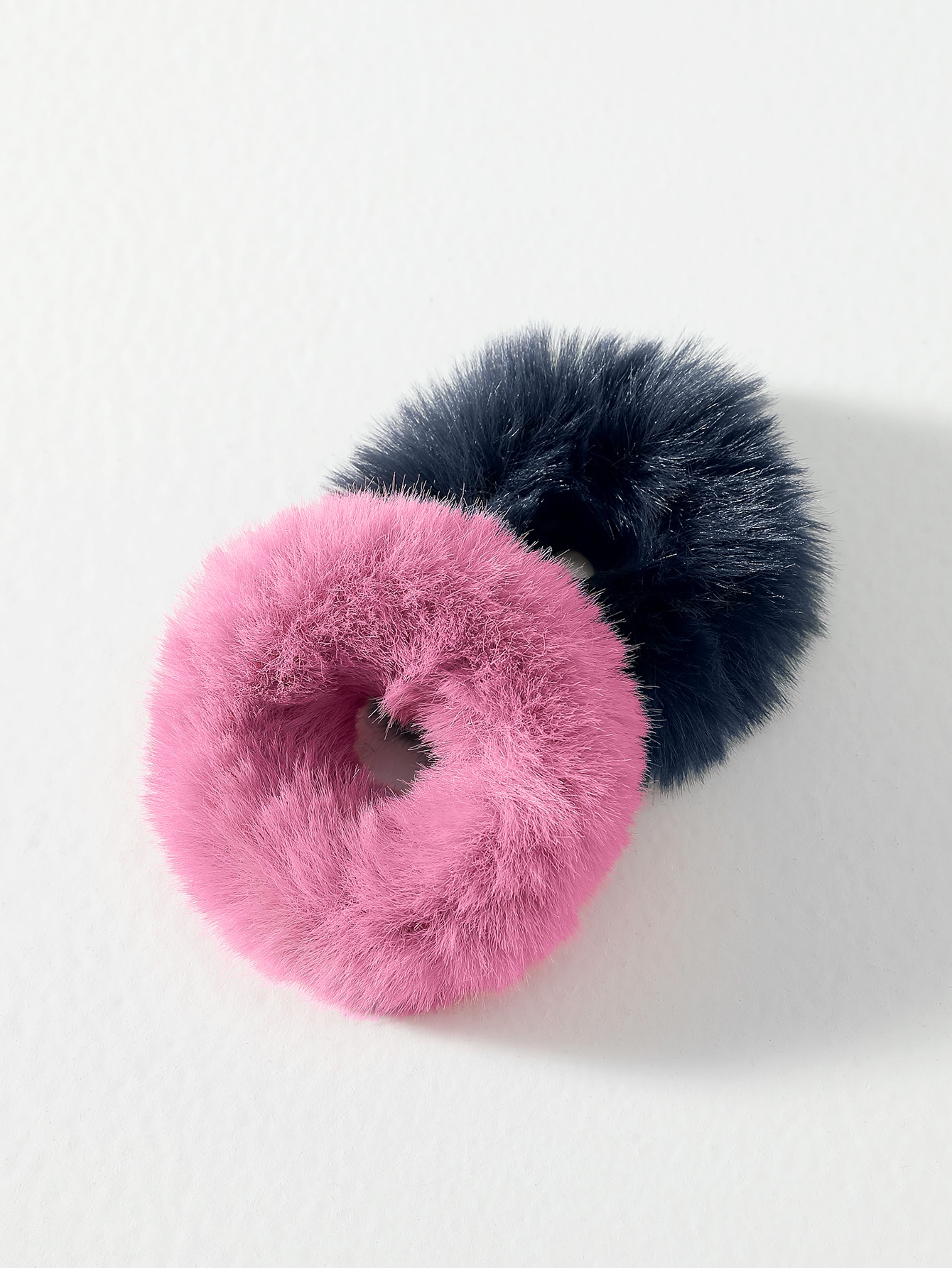 2pcs Fluffy Hair Tie