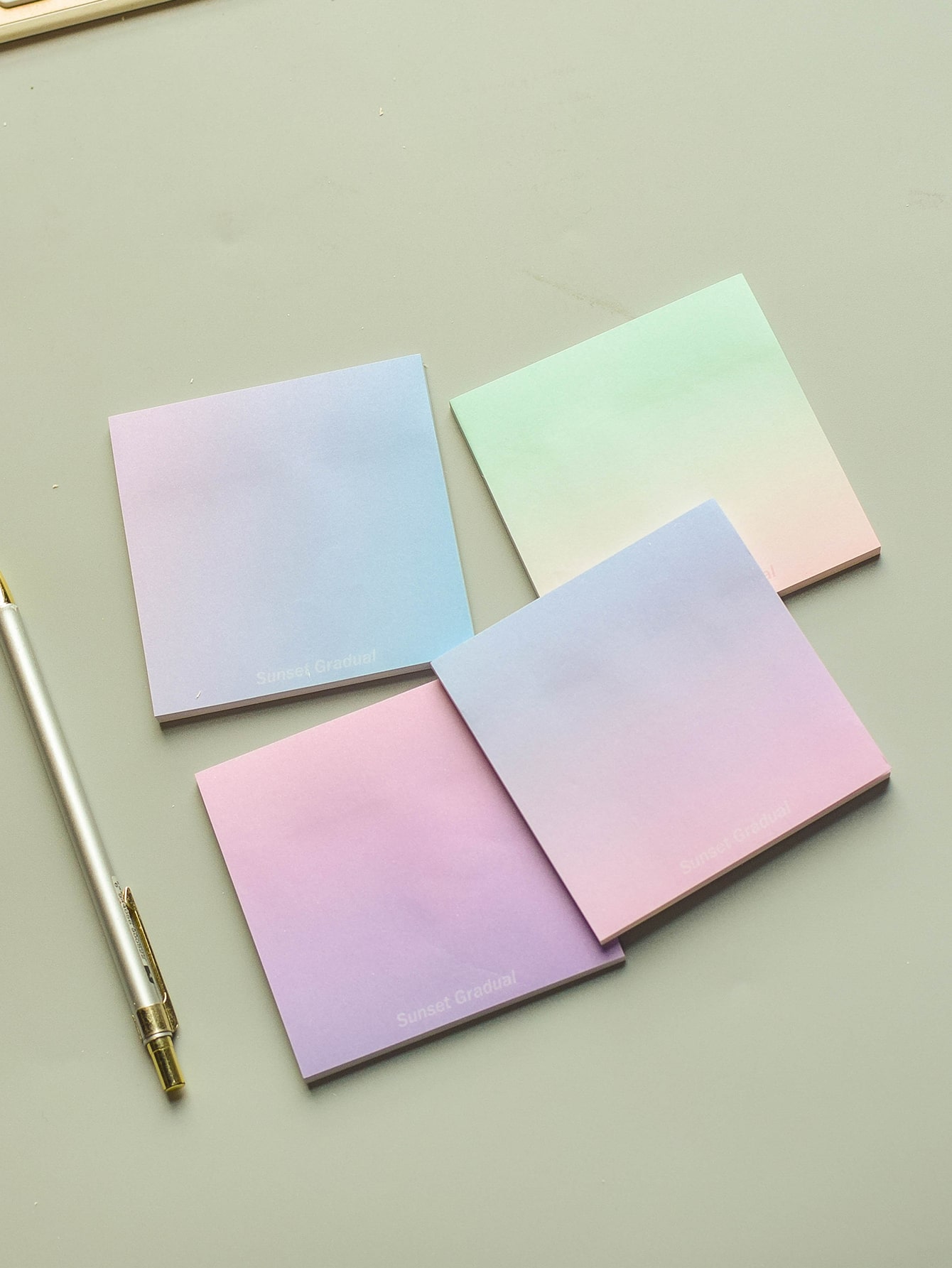 4pcs Mixed Color Sticky Note