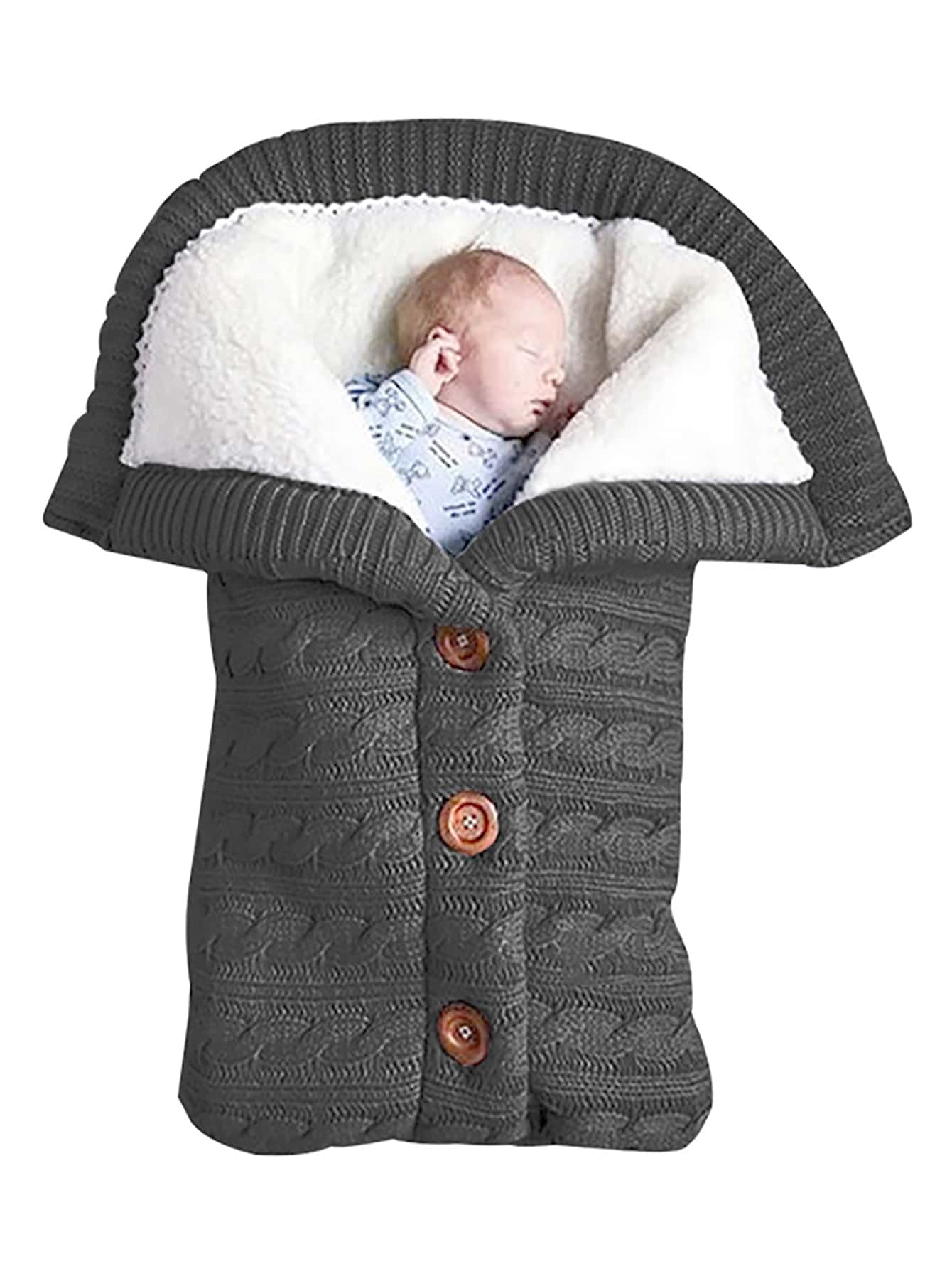 Baby Knitted Receiving Blanket