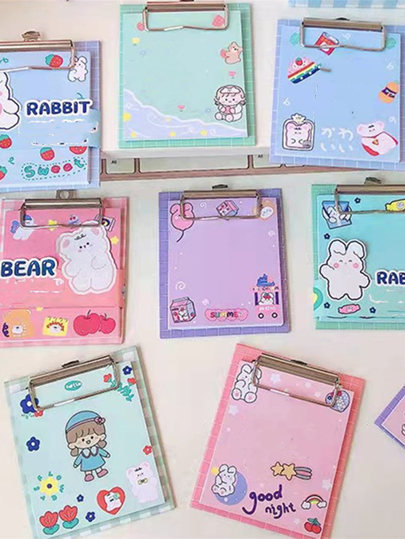 1set Portable Random Clipboard & Sticky Note