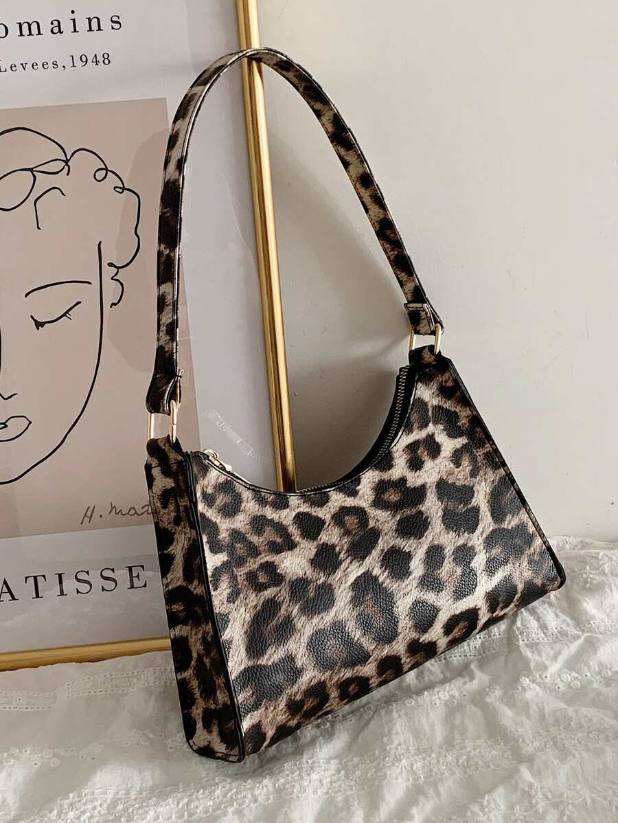 Fashionable Leopard Print Leopard Print Bag, For Women, Rookies & White-Collar Workers,For Teacher Gifts,For Lady,For Female For Business/Commute/Work/Office,For Festivals/Vacation/Holiday, Leopard Print Bag
