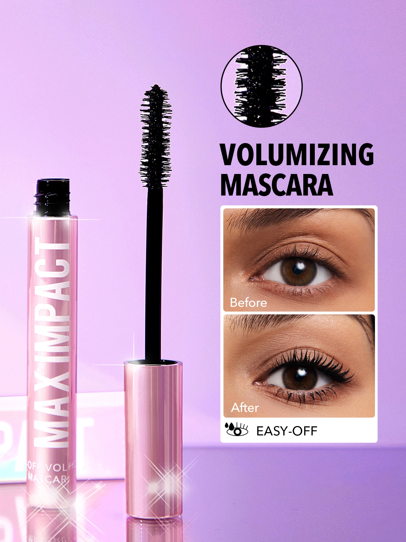 SHEGLAM Max Impact Easy-Off Volumizing Mascara