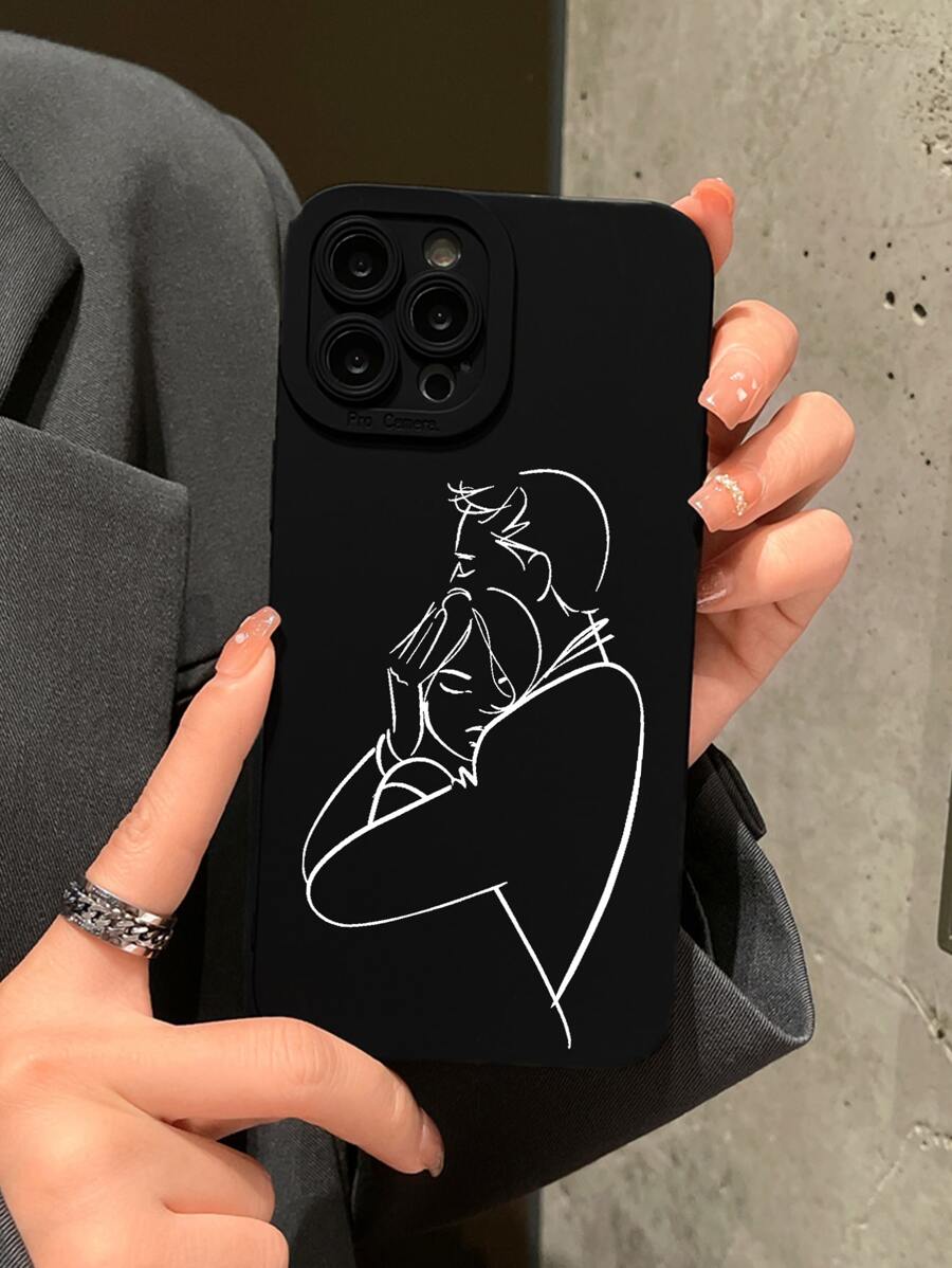 Funda para móvil arte de línea
