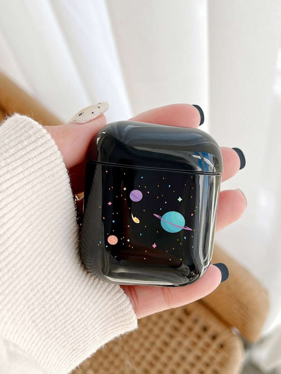 Coque compatible avec Airpods à motif planète
