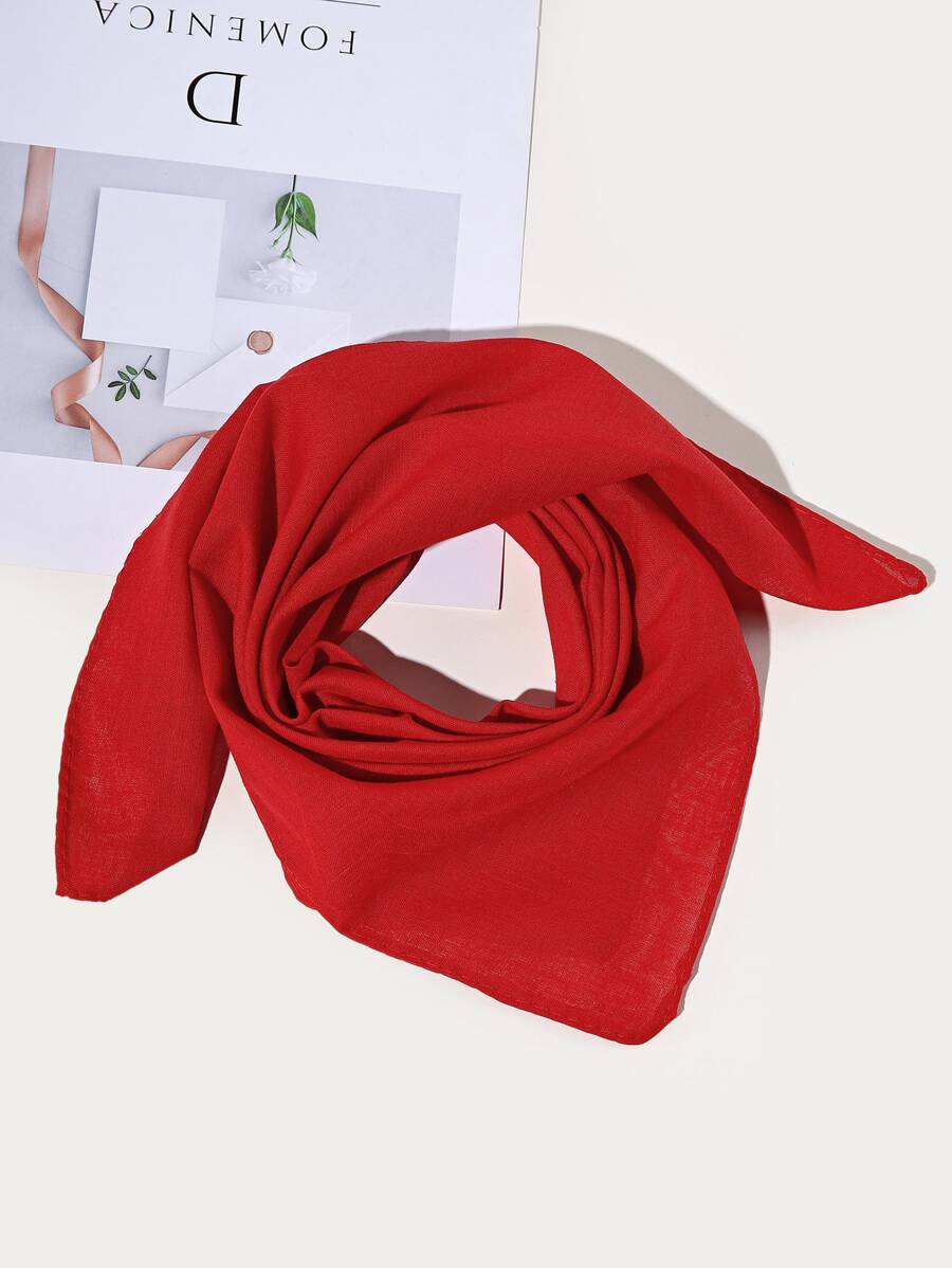 Bandana minimaliste unicolore