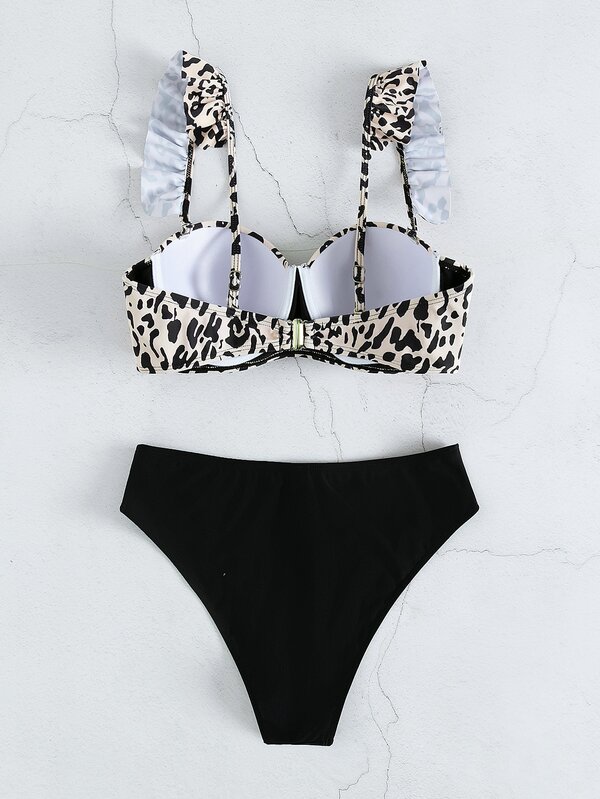 Shein Swim Vcay Bikini Push Up L Opard Plis Mode En Ligne Shein France