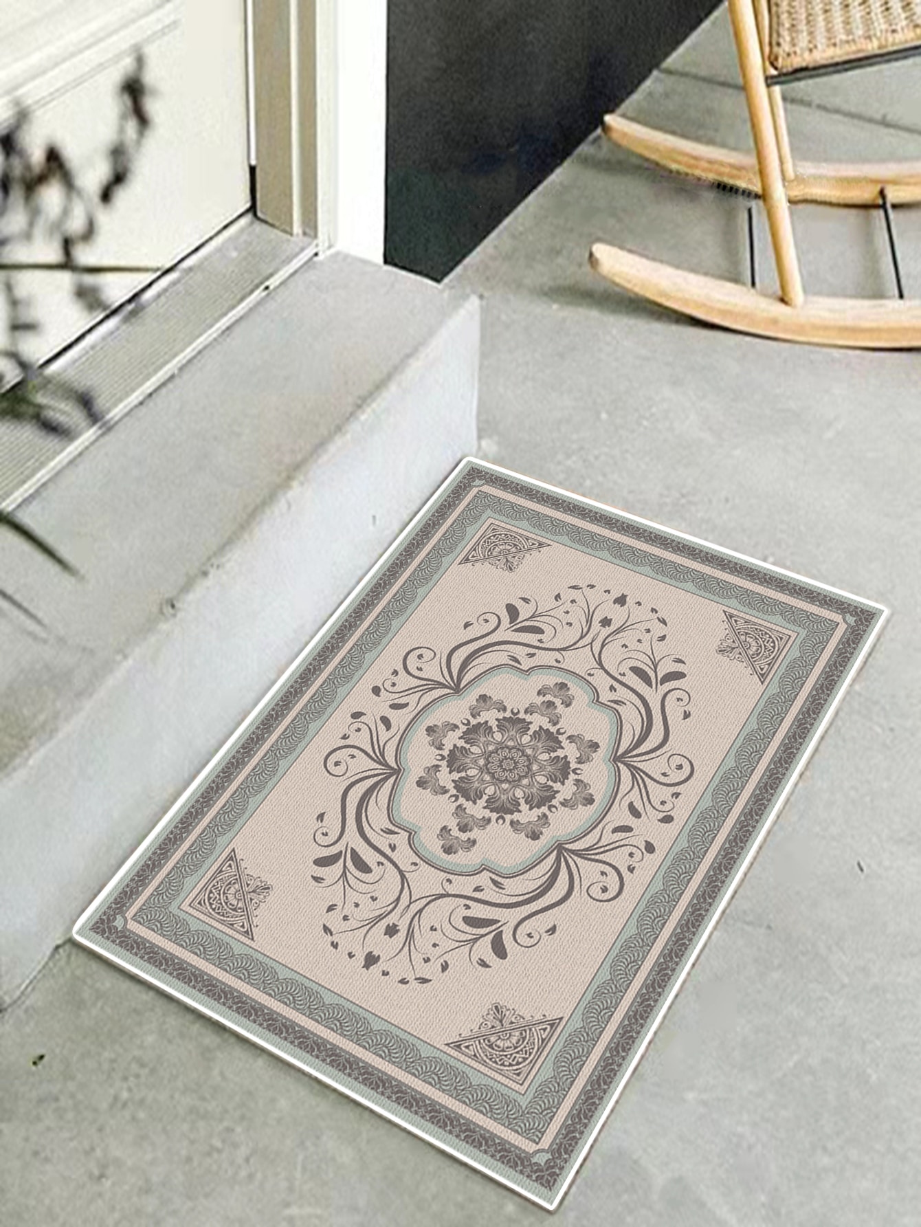 Graphic Print Door Mat