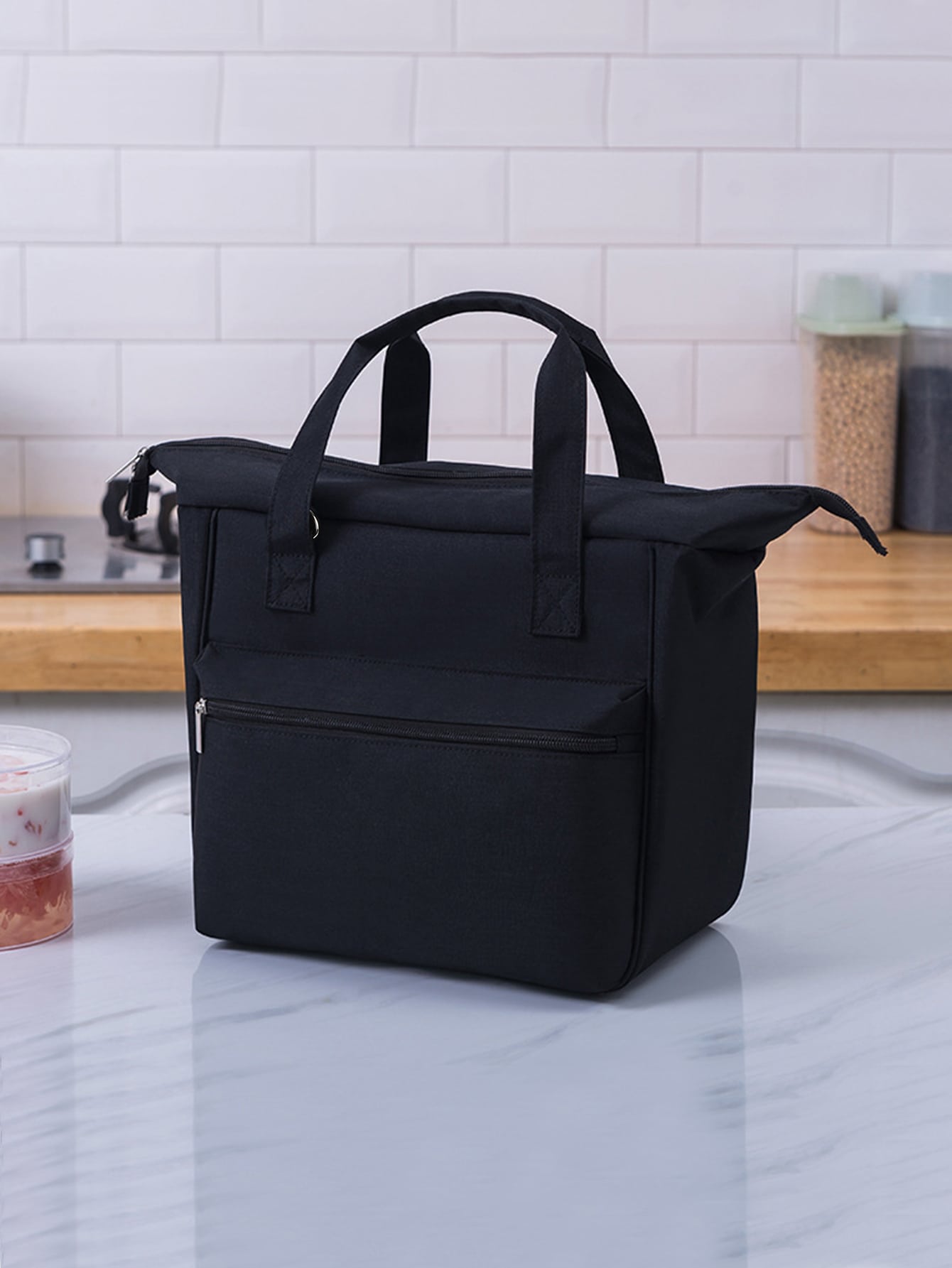 Solid Color Lunch Bag