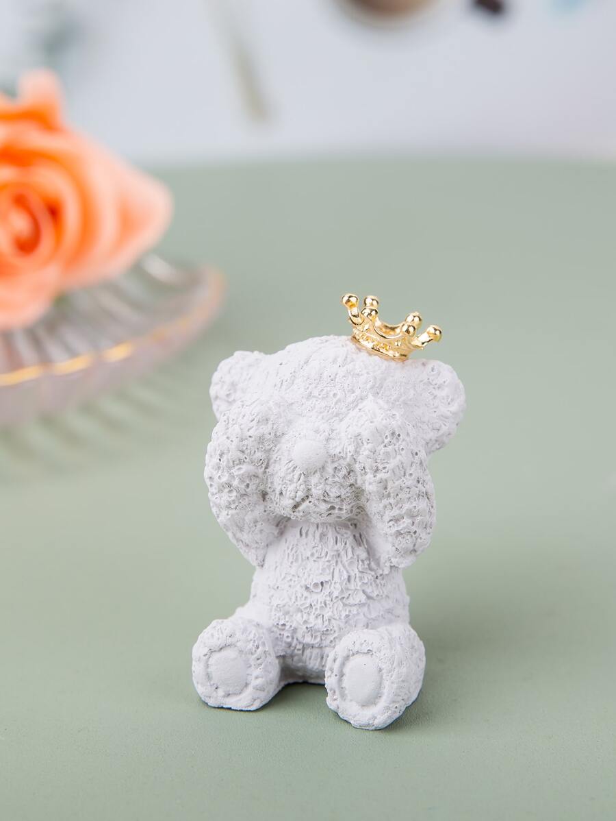 Bear Shaped Decorative Object, Cartoon Polyresin Bear Art Decoration For Home Decor Best Gifts Birthday