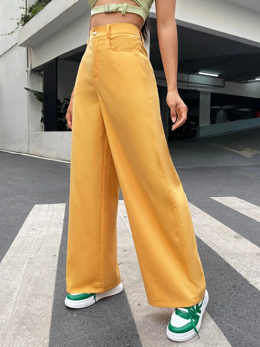 Dopamine Dressing High Waist Wide Leg Pants
