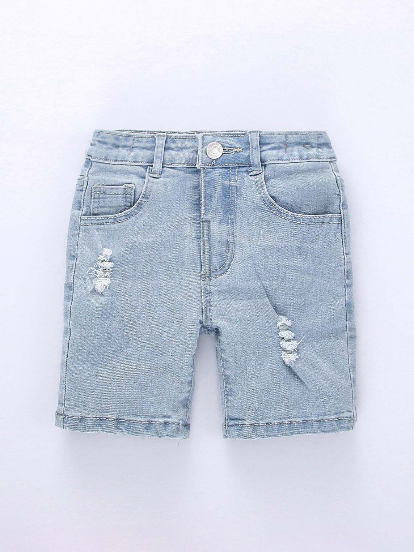 Toddler Boys Ripped Denim Shorts