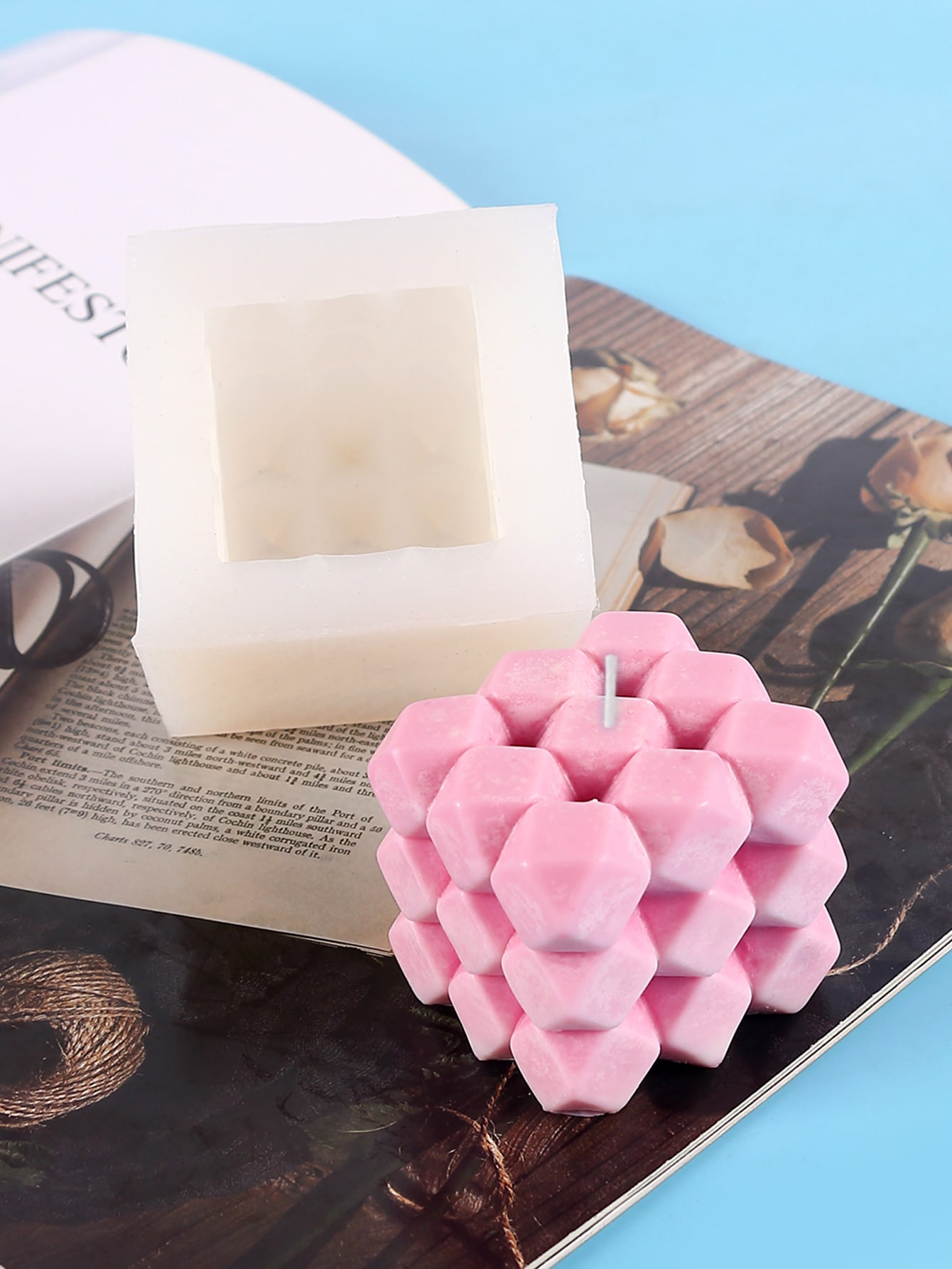 1pc DIY Silicone Candle Mold