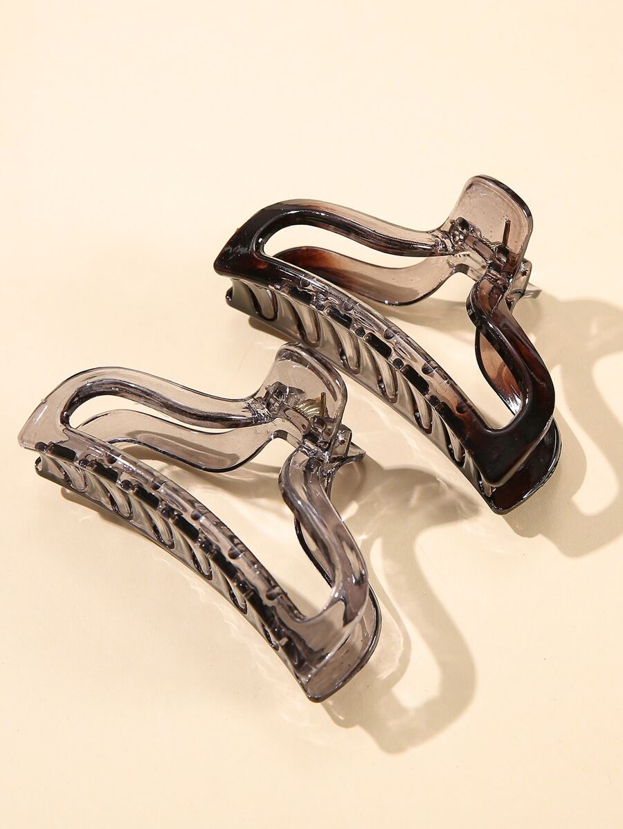 2pcs Ombre Hair Claw Casual Y2k Claw Clips Hair Clips Hair Jaw Clip Hair Clamps Hair Clutch Hair Catcher Clip