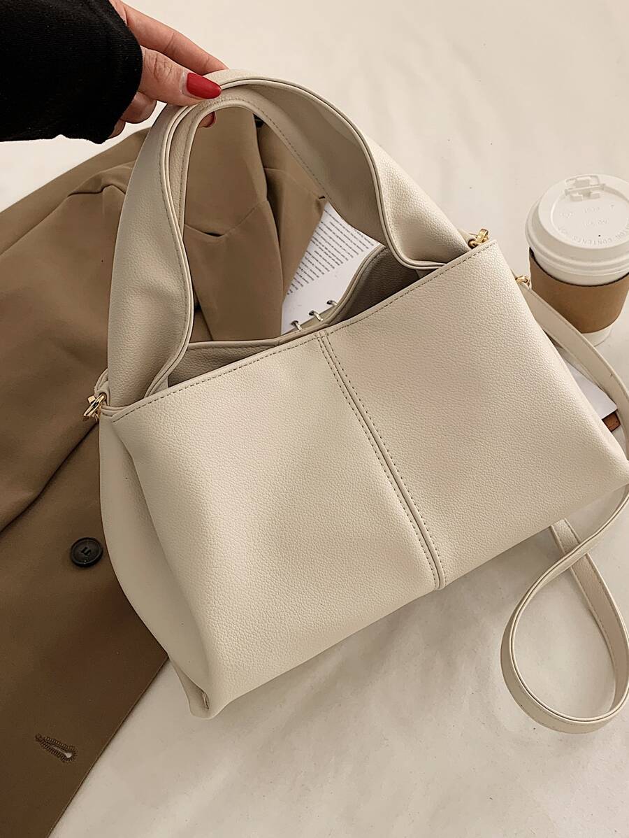 Bolso de mano con pliegues de estilo occidental, bolso de hombro cruzado