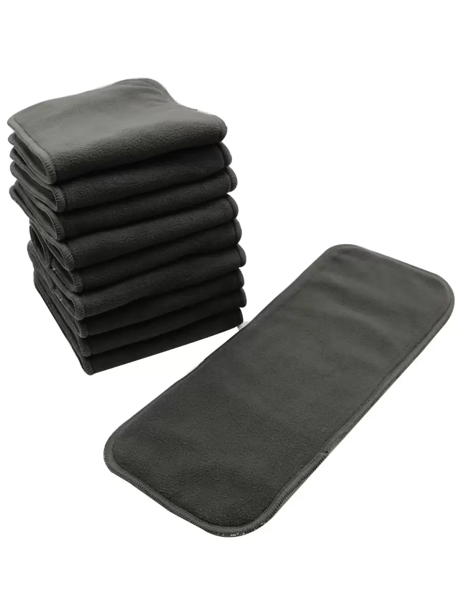 10pcs Baby Bamboo Charcoal Diaper Insert Baby Shower Family Decorations Gifts