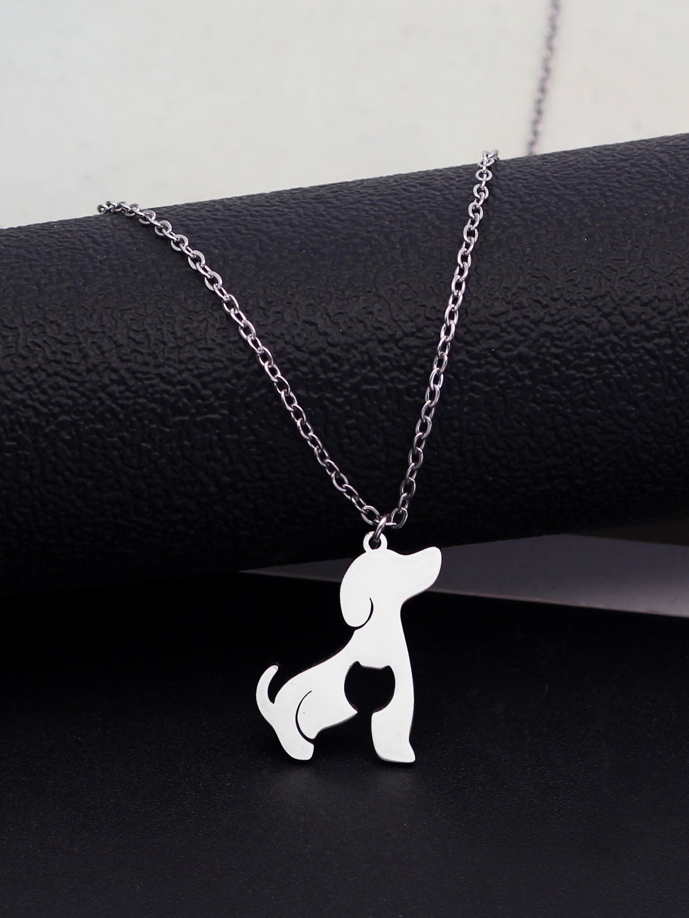 Men Dog Charm Necklace