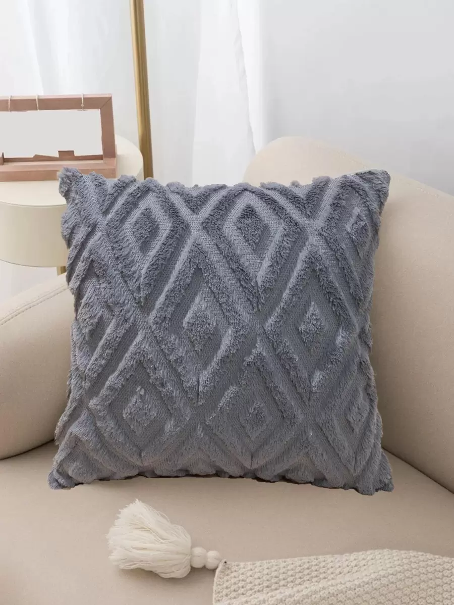 Housse de coussin (sans bourre) unicolore