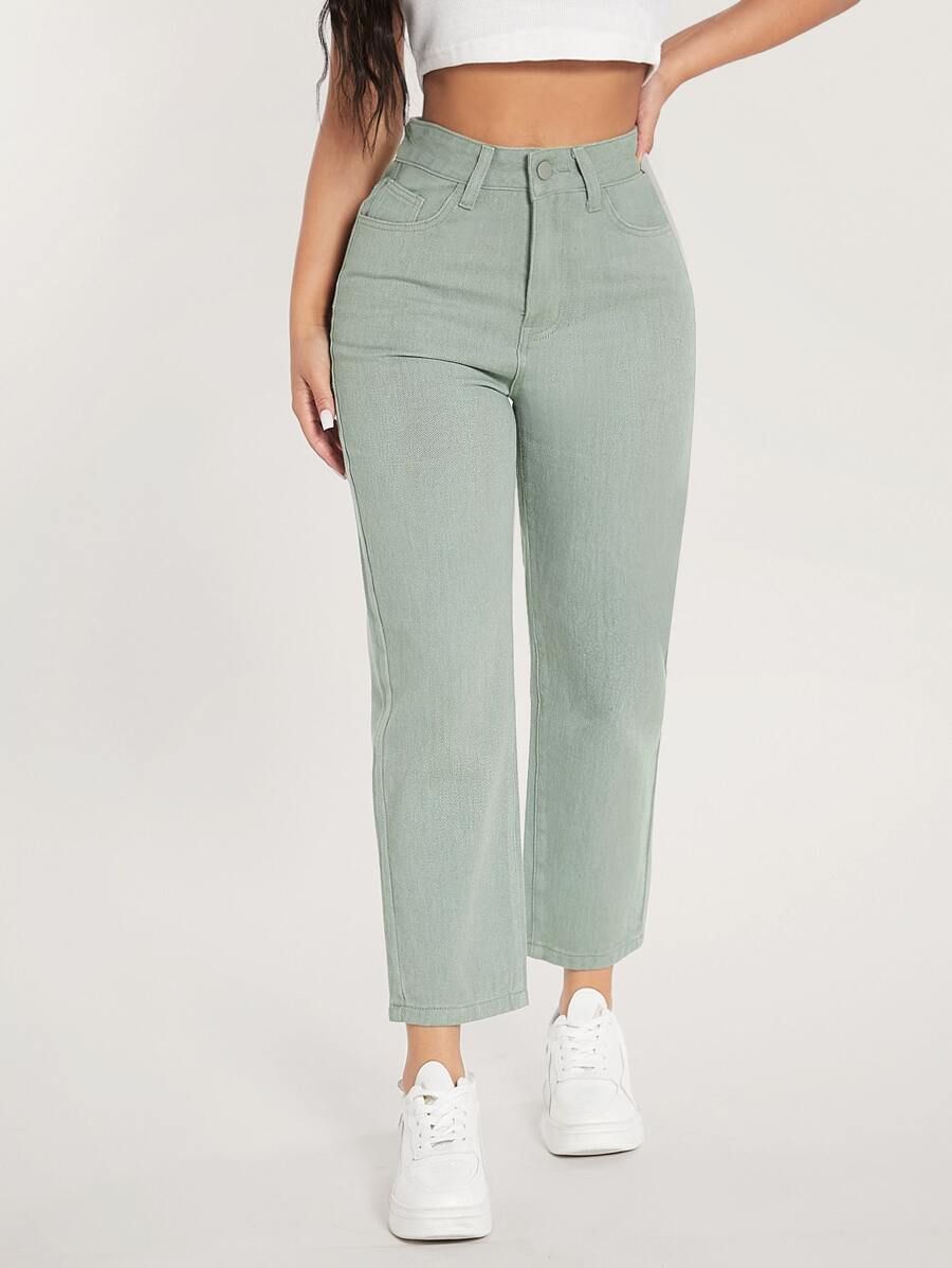 SHEIN PETITE Jeans Mom de talle alto