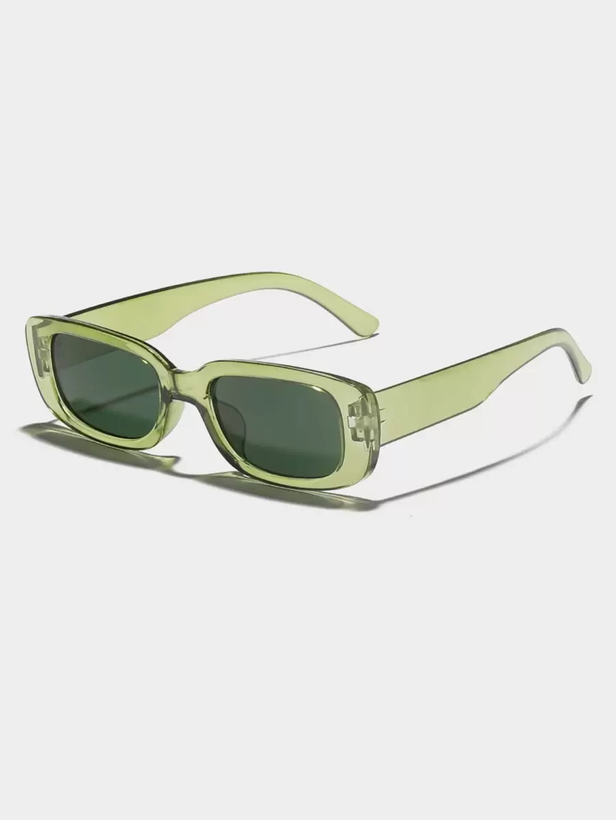 1 pieza Gafas de sol cuadradas de estilo Halloween para hombre, accesorios de moda de gafas de sol para la calle, accesorios de playa, gafas de sol para verano, vacaciones, exteriores y viajes