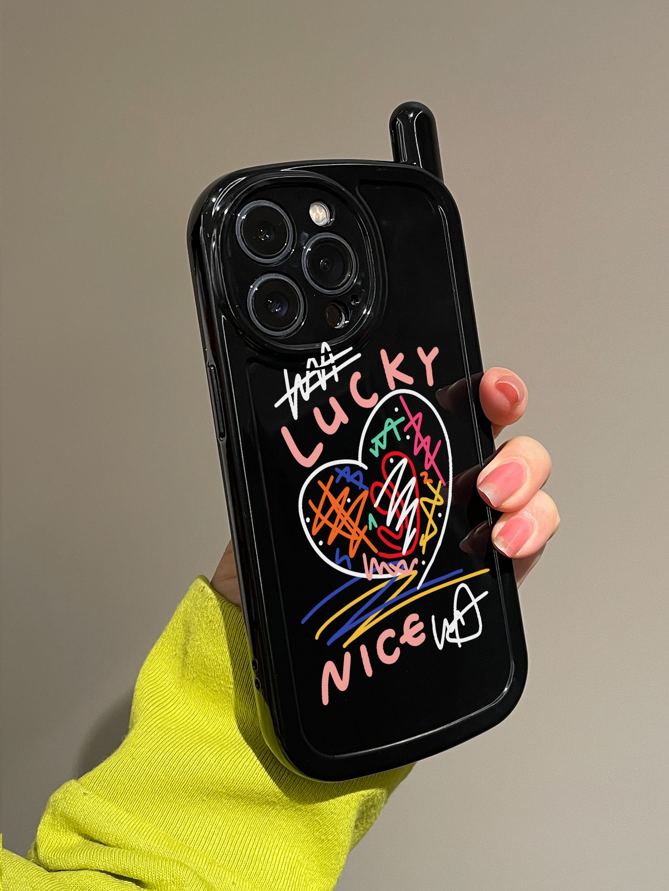 Heart Print Phone Case