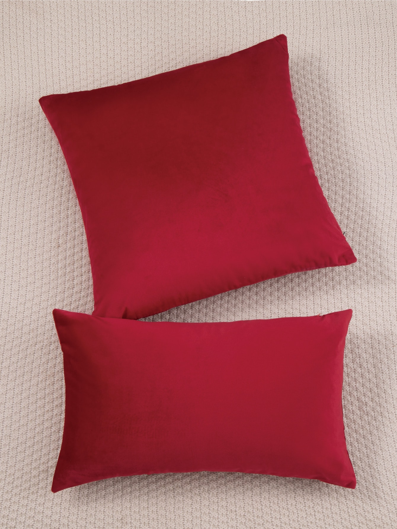 1pc Solid Cushion Cover Without Filler