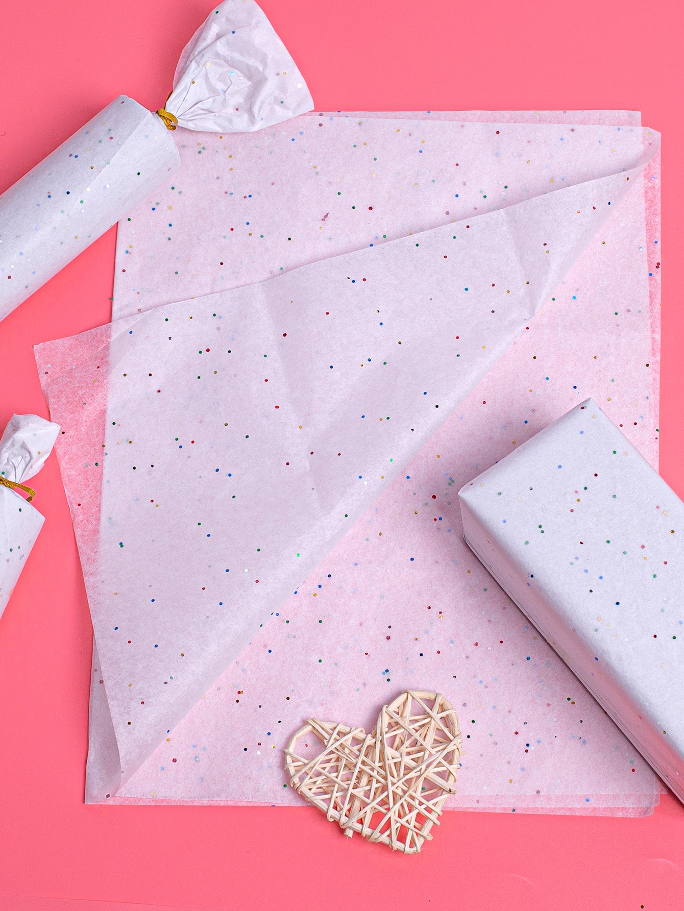 10pcs Dot Pattern Gift Wrapping Paper