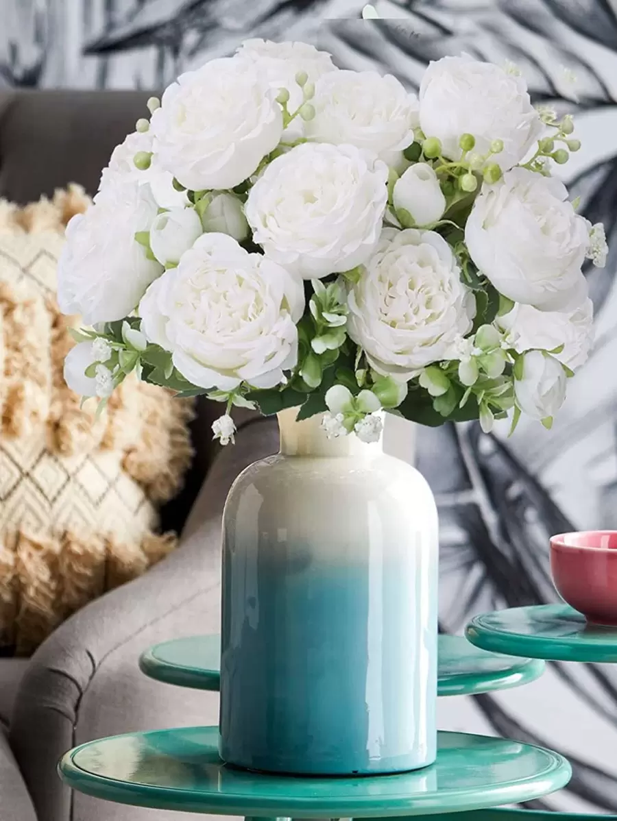 1 Bouquet/3 Bouquet Artificial Peony & Mixed Floral Bridal Bouquet, Wedding Decor, School/Home/Garden/Party Decoration, Valentine Day, Gift Gifts Birthday Graduation