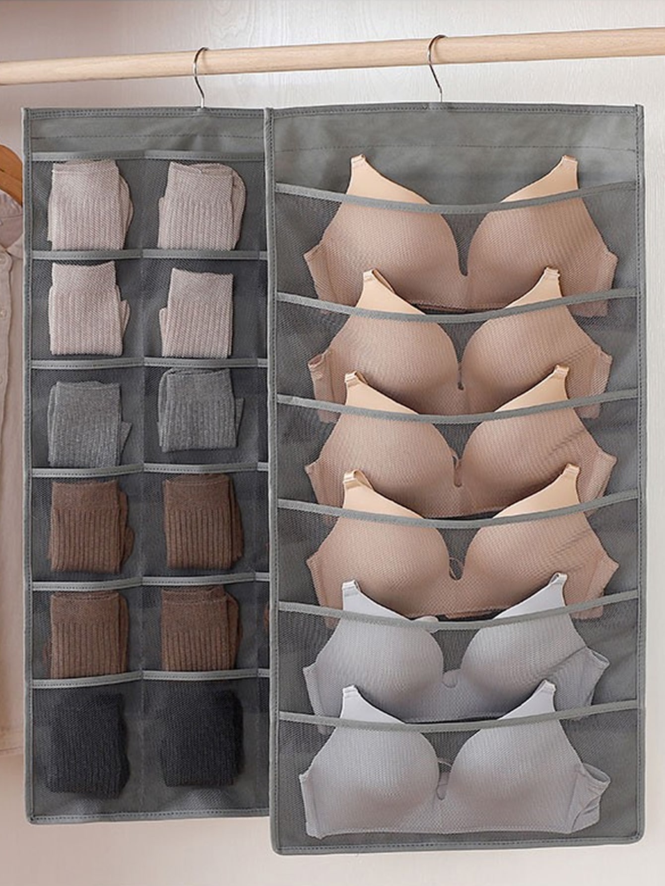 1pc Underwear Hanging Storage Bag