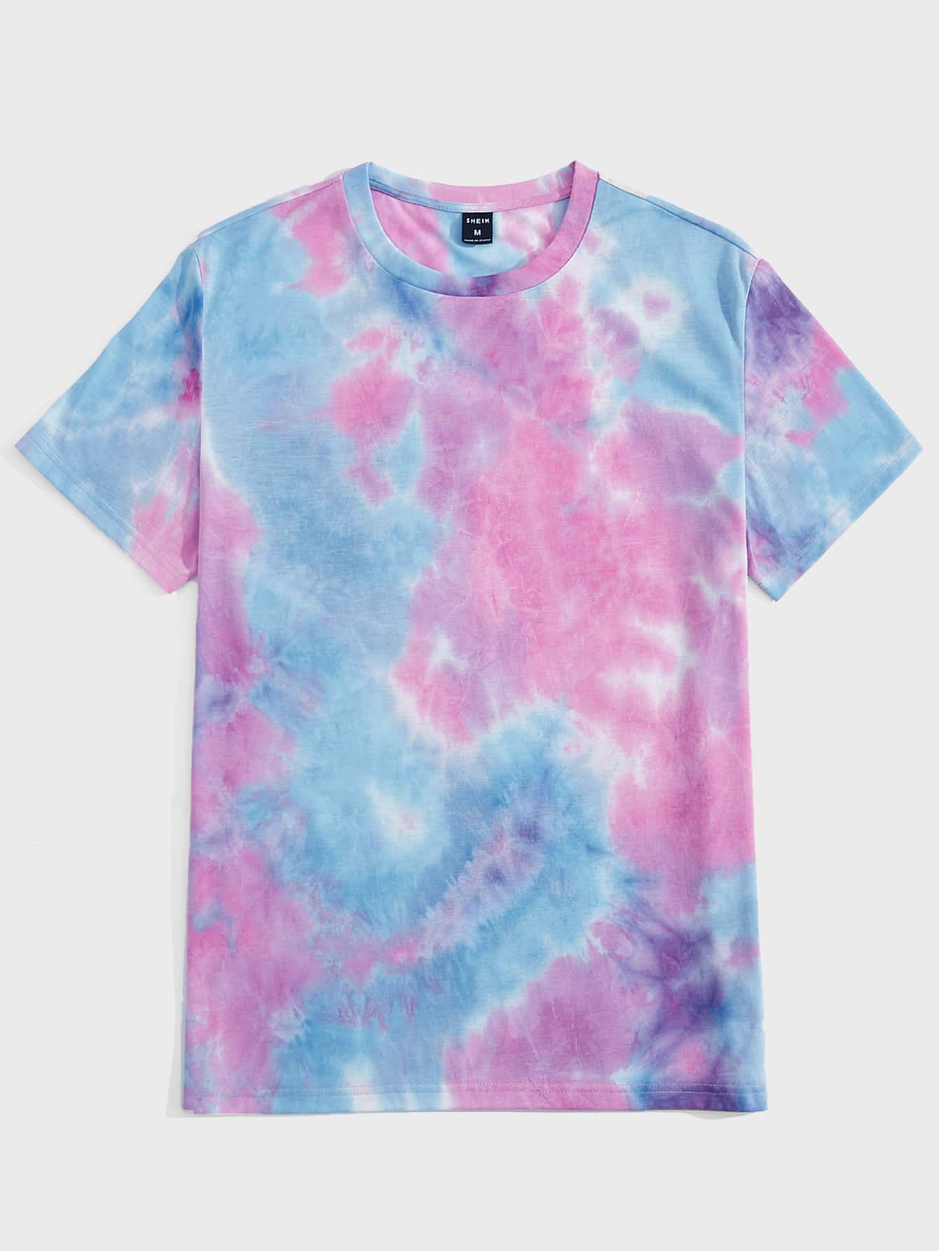 Manfinity VCAY T-shirt uomo con tintura a spirale, estiva