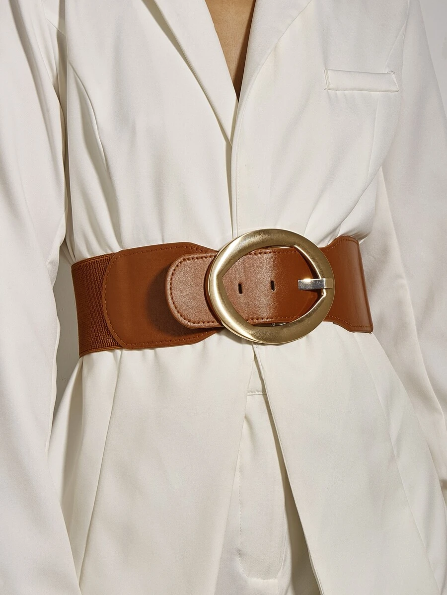 Minimalist Elastic Waist Band For Casual Suit, Fits Slimming Waist, Suitable For Daily Outings And Gatherings Summer, School