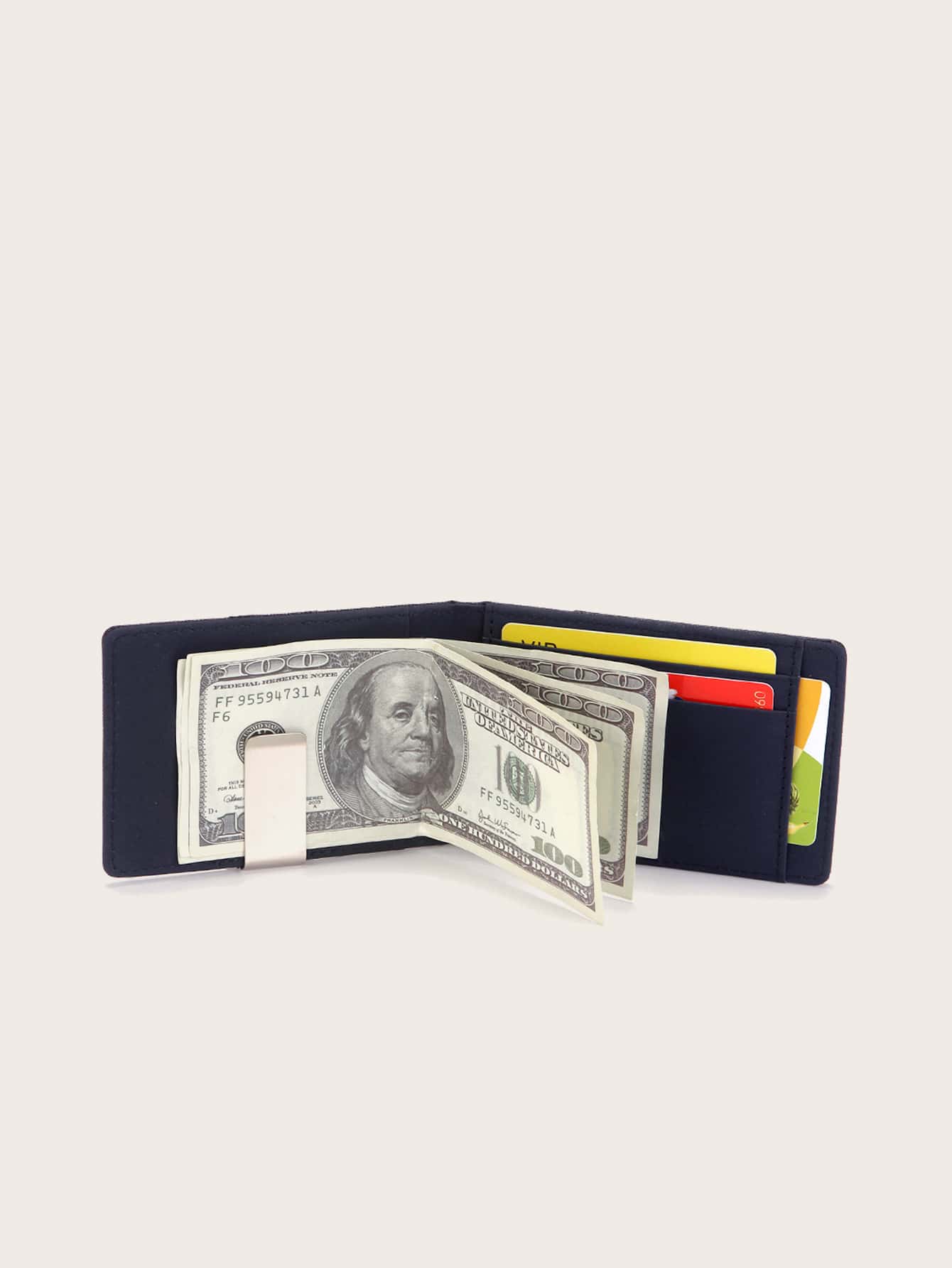 Men Embossed Money Clip