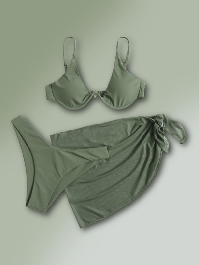 Women S Swimsuits Piece Bikini Sets Romwe Usa