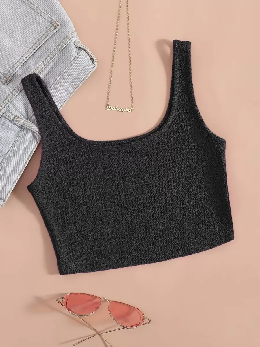 SHEIN MOOSTA Bezrękawniki Prosty Casual