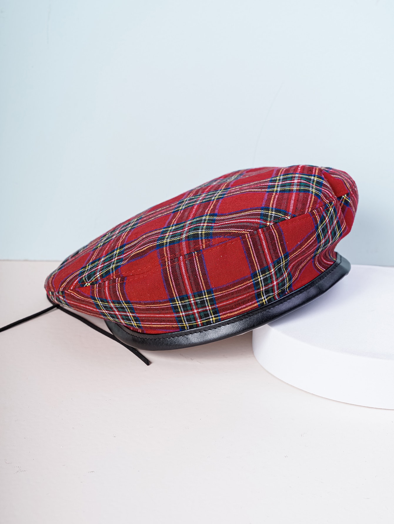 スキーキャップ バレット ベレー帽 男女兼用 Y2k風 スコットチェック柄 アウトドア ストリート ファッションウェア