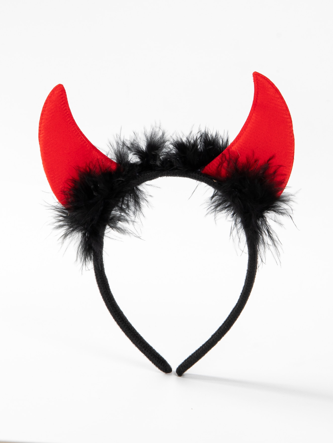 Horn & Fluffy Decor Costume Headband