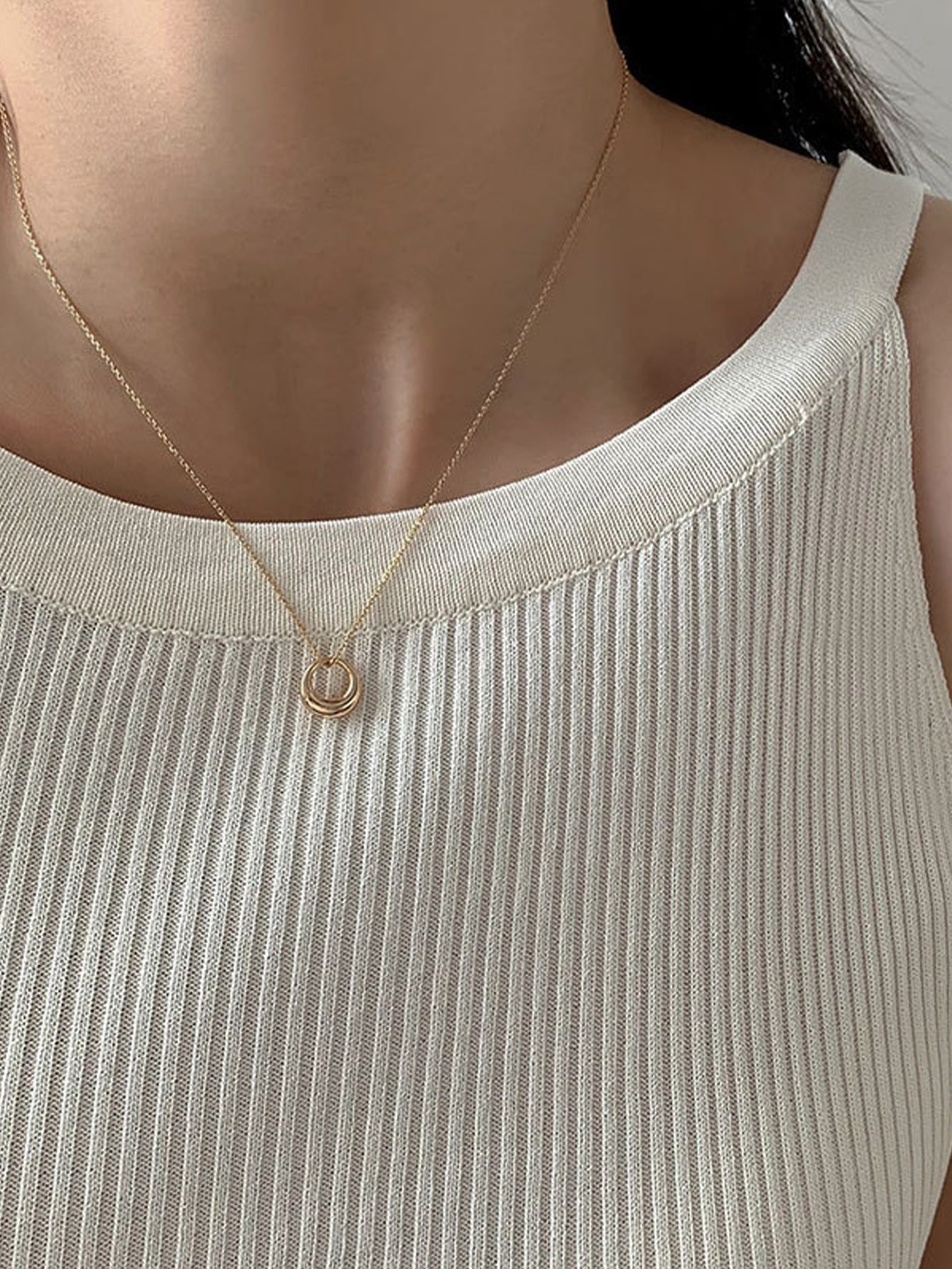 Circle Charm Necklace