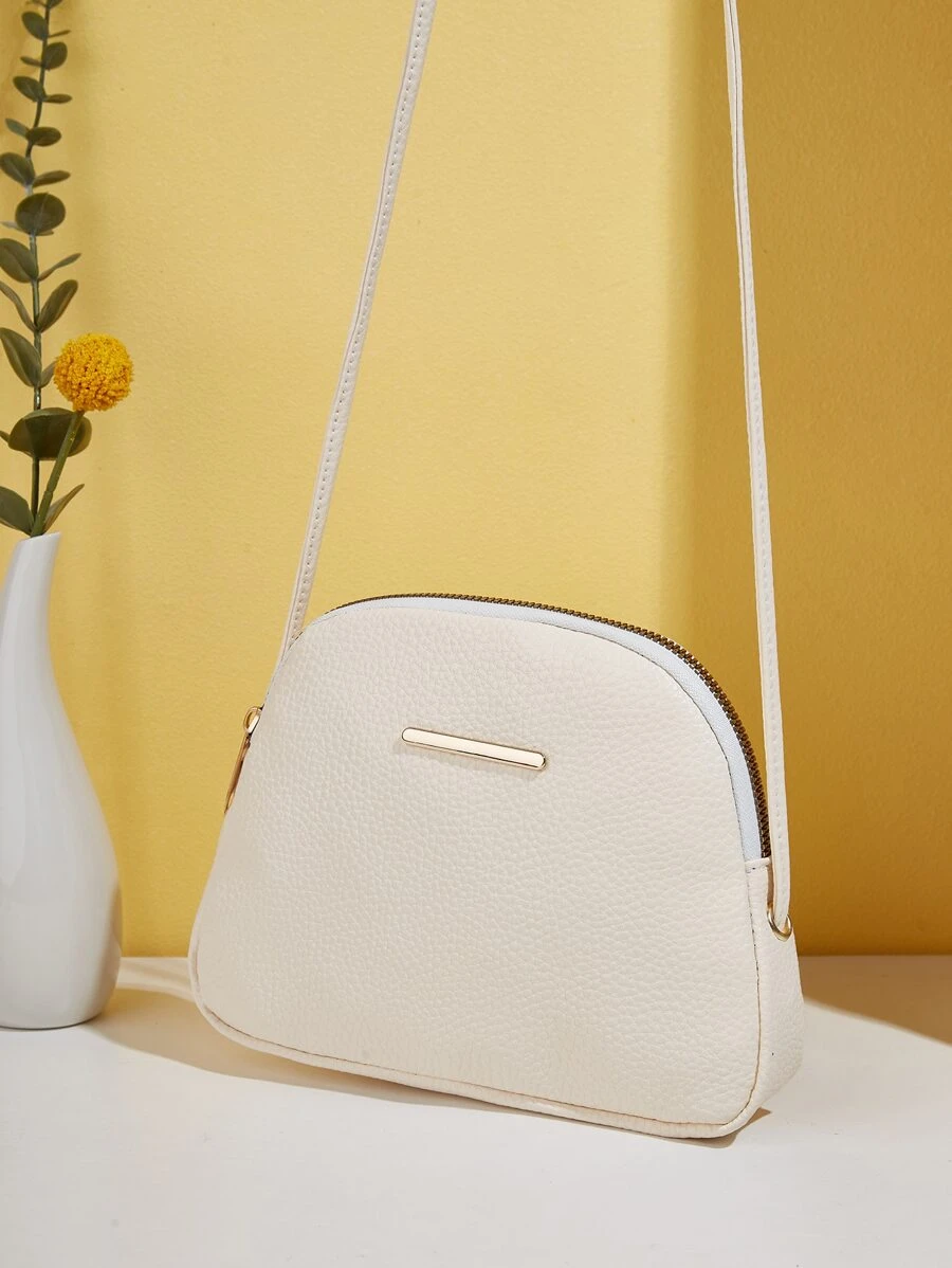 Fashionable Versatile Beige Crossbody Bag