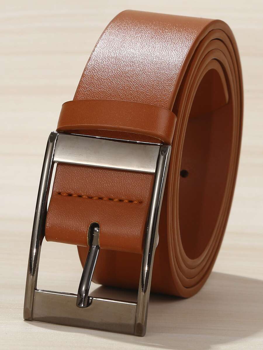 Ceinture à boucle rectangulaire pour hommes, décontractée pour l'été, scolaire, professionnelle, petit ami, mari, père, cadeau pour hommes, port quotidien, mode, adolescent, extérieur, vacances, athlétique, voyage, rue, bohème, vintage
