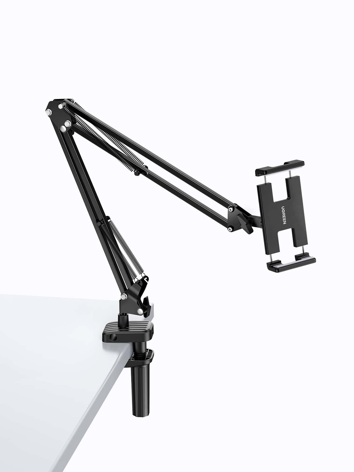 UGREEN Support de tablette réglable, support de bureau pour tablette pliable avec support de téléphone pivotant à 360 degrés, compatible avec , téléphone Android. Idéal comme cadeau d'anniversaire, pour la famille et les amis.