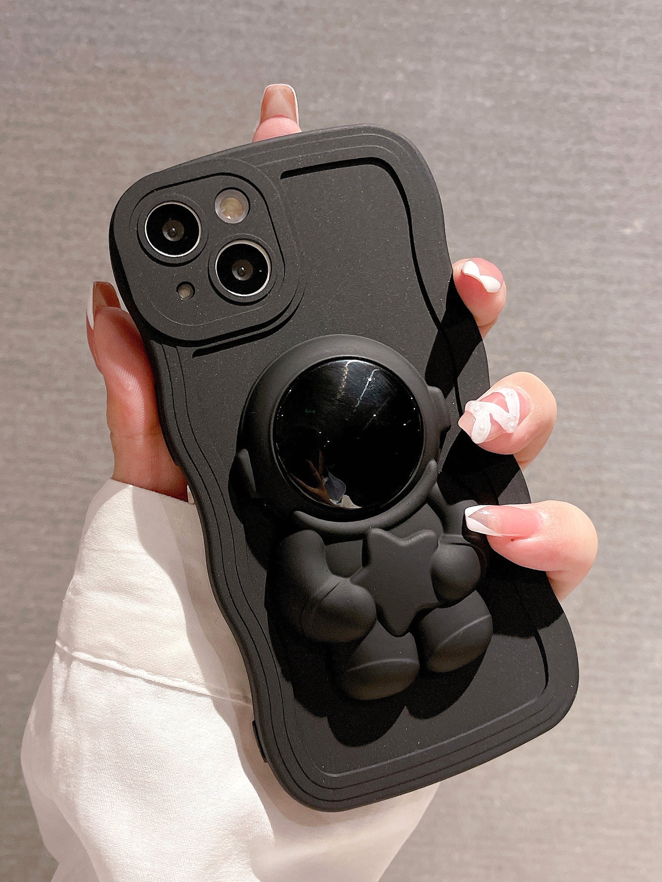 Astronaut Design Standout Phone Grip Phone Case