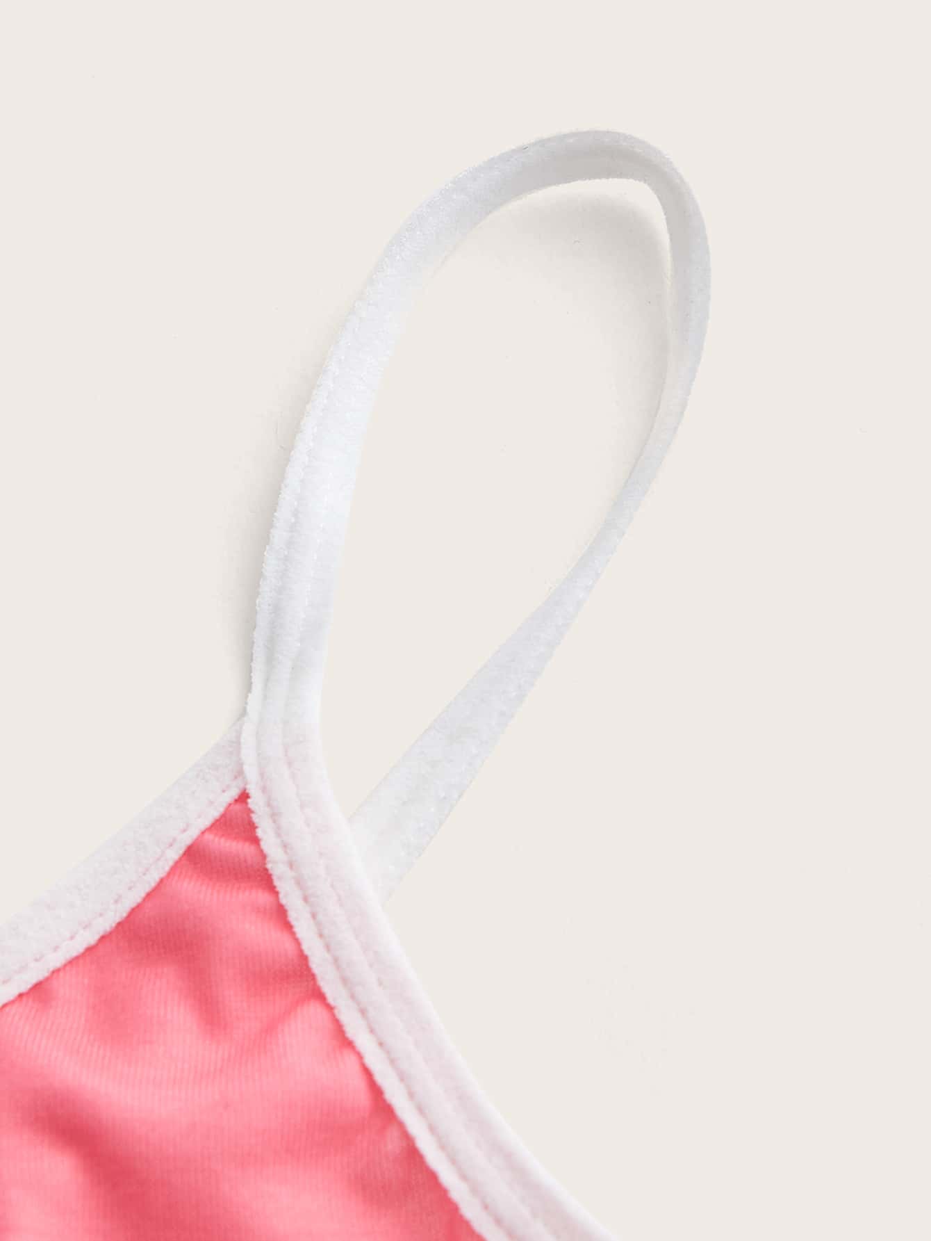 The Powerpuff Girls Romwe Letter Cartoon Graphic Contrast Binding Lingerie Set Shein Uk