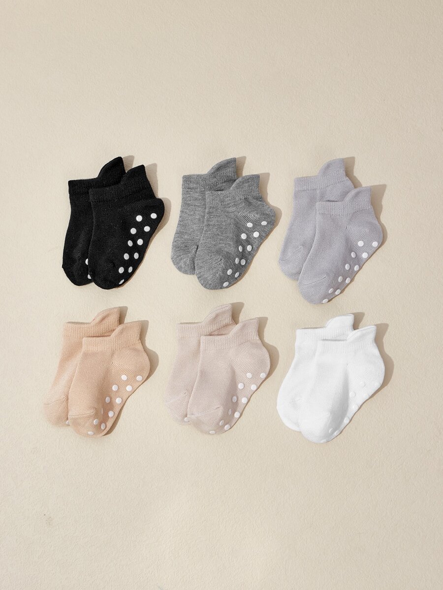 6pairs Baby Anti-slip Socks